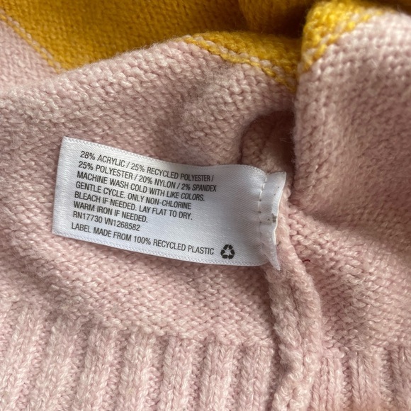 Cardigan Colorblock Sweater Wild Fable Cropped  Size Small - Picture 5 of 8